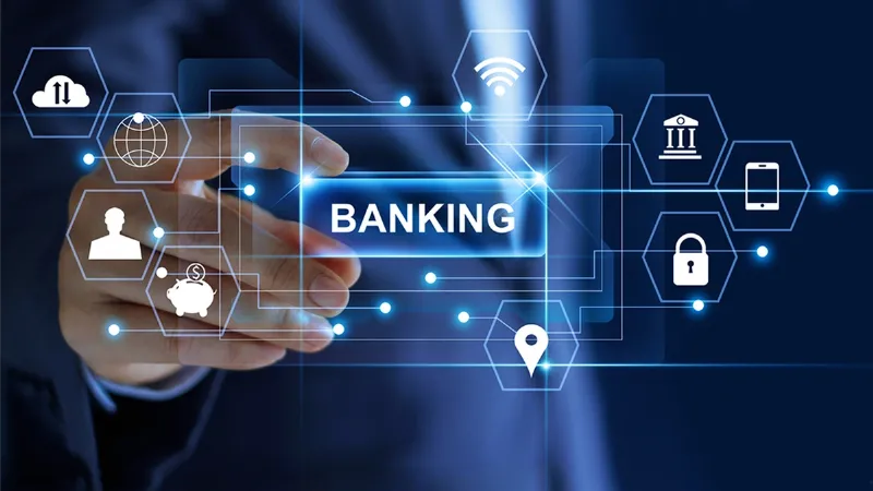 Biển thông báo giờ làm việc ngân hàng Vietcombank tại một chi nhánh có làm việc sáng thứ 7